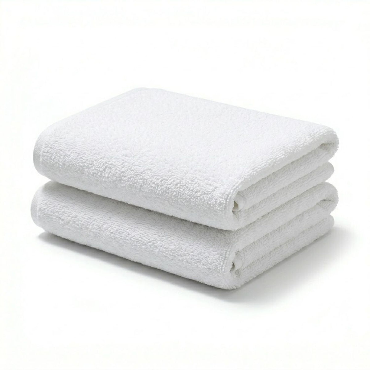 Toalla de Manos Hotelera Blanco 60x50cm Fondo Entero Medio Suave 500gr con Secado Rápido y Alta Absorción