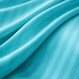 Juego de Sábanas Turquesa para Colchón King 200 X 200 Cm Fondo Entero Con Elastico para la Sábana