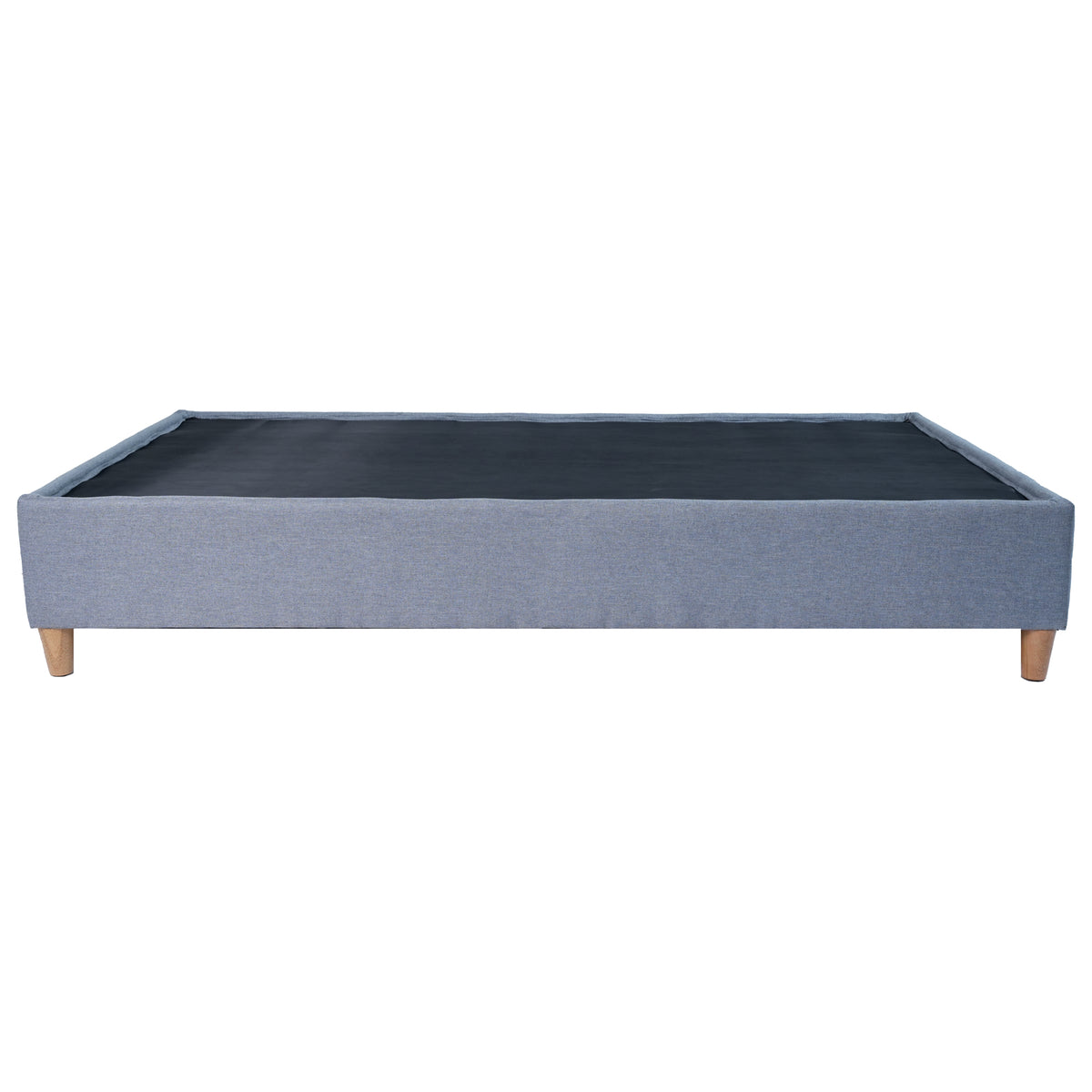 Base Cama Toledo Plata 144x34cm para Colchón Doble 140 X 190 Cm sin Colchón y con Patas
