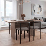 Mesa de Comedor Beijing Avellana 160x74.6cm Rectangular de Seis Puestos sin Sillas