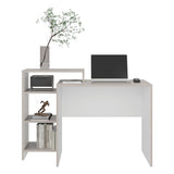 Escritorio Stella Plus Tivoli y Blanco 125.7x89.4cm con Organizador de Libros sin Cajones