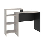 Escritorio Stella Plus Tivoli y Wengue 125.7x89.4cm con Organizador de Libros sin Cajones