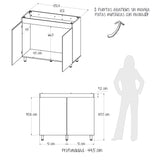 Mueble Inferior de Cocina Natura Rovere 100x87cm