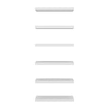 Set de 2 Repisas Shelf Blanco 60.9x3.8cm Rectangulares