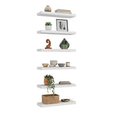 Set de 2 Repisas Shelf Blanco 60.9x3.8cm Rectangulares