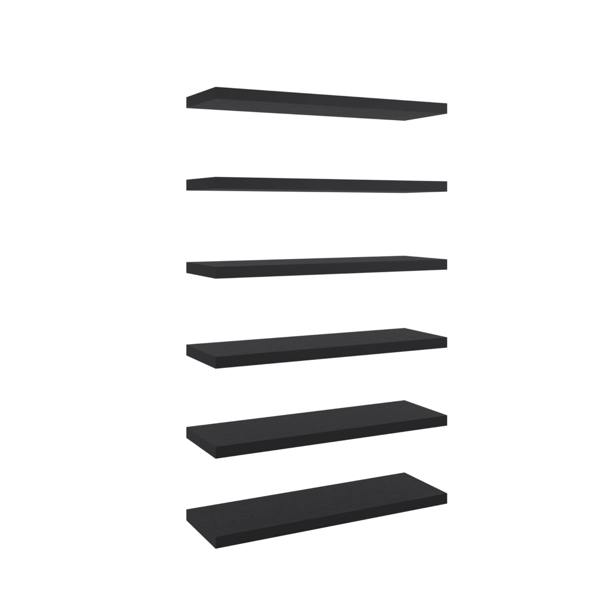 Set de 2 Repisas Shelf Wengue 91.4x3.8cm Rectangulares