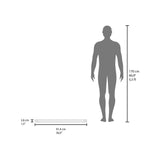 Set de 2 Repisas Shelf Wengue 91.4x3.8cm Rectangulares
