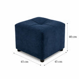 Sala Barcelona Azul 75x82cm de Cinco Puestos Modular con Apoya Brazos