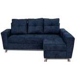 Sala Barcelona Azul 75x82cm de Cinco Puestos Modular con Apoya Brazos