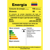 Calentador de Agua Haceb Blanco 29.5x41.5cm De Paso Tiro Natural de 5.5 Litros