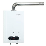 Calentador de Agua Haceb Blanco 32.2x55.5cm De Paso Tiro Forzado de 6 Litros