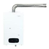 Calentador de Agua Haceb Blanco 34.5x63.3cm De Paso Tiro Forzado de 10 Litros
