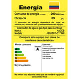 Calentador de Agua Haceb Blanco 34.5x63.3cm De Paso Tiro Forzado de 10 Litros