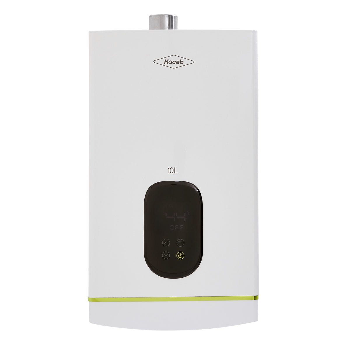 Calentador de Agua Haceb Modulante Blanco 33.7x59.6cm De Paso Tiro Forzado de 10 Litros