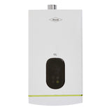 Calentador de Agua Haceb Modulante Blanco 33.7x59.6cm De Paso Tiro Forzado de 10 Litros