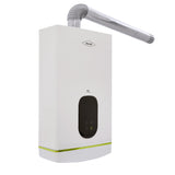 Calentador de Agua Haceb Modulante Blanco 33.7x59.6cm De Paso Tiro Forzado de 10 Litros