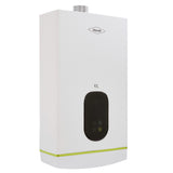 Calentador de Agua Haceb Modulante Blanco 33.7x59.6cm De Paso Tiro Forzado de 10 Litros