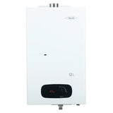 Calentador de Agua Haceb Blanco 34.5x63.3cm De Paso Tiro Forzado de 12 Litros