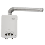 Calentador de Agua Haceb Blanco 30.5x49cm De Paso Tiro Natural de 7 Litros