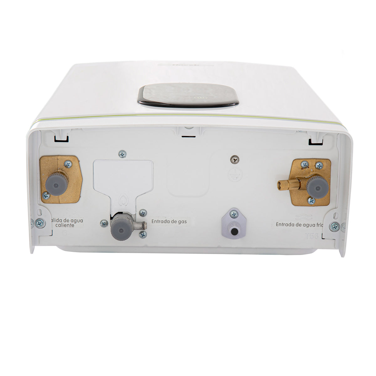 Calentador de Agua Haceb Modulante Blanco 34.1x60cm De Paso Tiro Forzado de 12 Litros