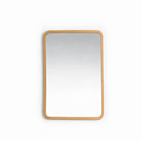 Espejo de Pared Lisboa Dorado 40x60cm Rectangular con Marco en Madera