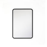 Espejo de Pared Lisboa Negro 40x60cm Rectangular con Marco en Madera