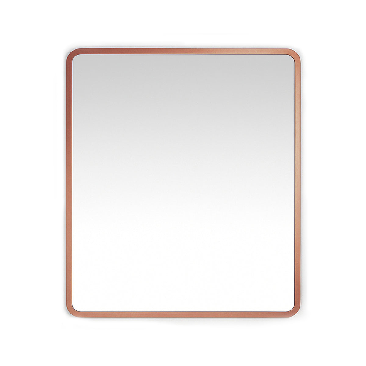 Espejo de Pared Lisboa Oro Rosa 80x100cm Rectangular con Marco en Madera