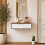 Repisa Innova Blanco 60x18cm con Un Cajón
