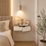 Repisa Innova Blanco 60x18cm con Un Cajón