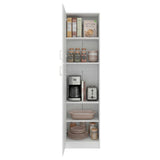 Alacena Innes Blanco 46.6x179cm con Cuatro Puertas