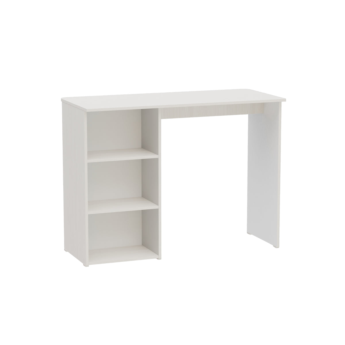 Barra de Cocina Natura Gris Hielo 120x91cm con Dos Entrepaños y Tres Compartimientos