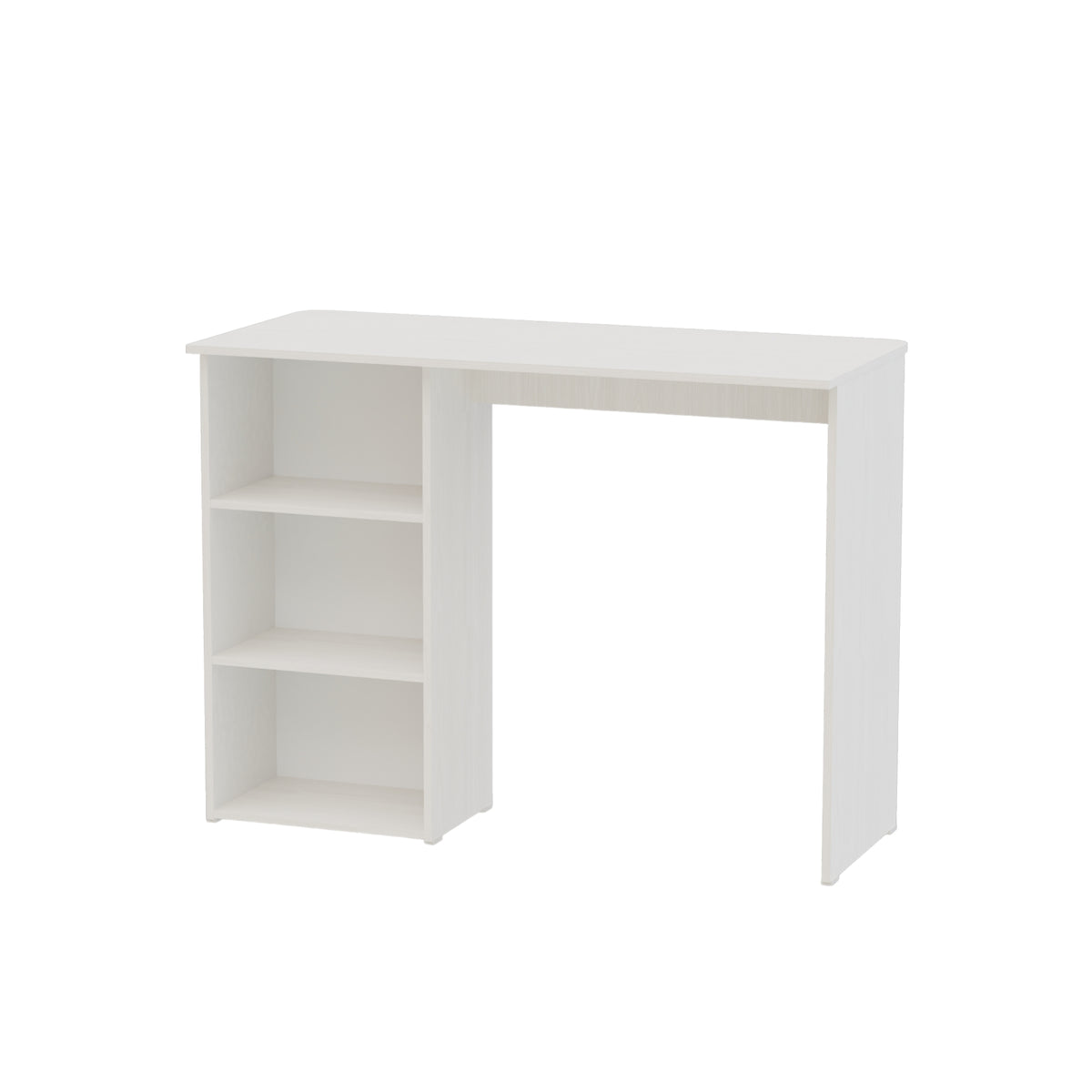 Barra de Cocina Natura Gris Hielo 120x91cm con Dos Entrepaños y Tres Compartimientos