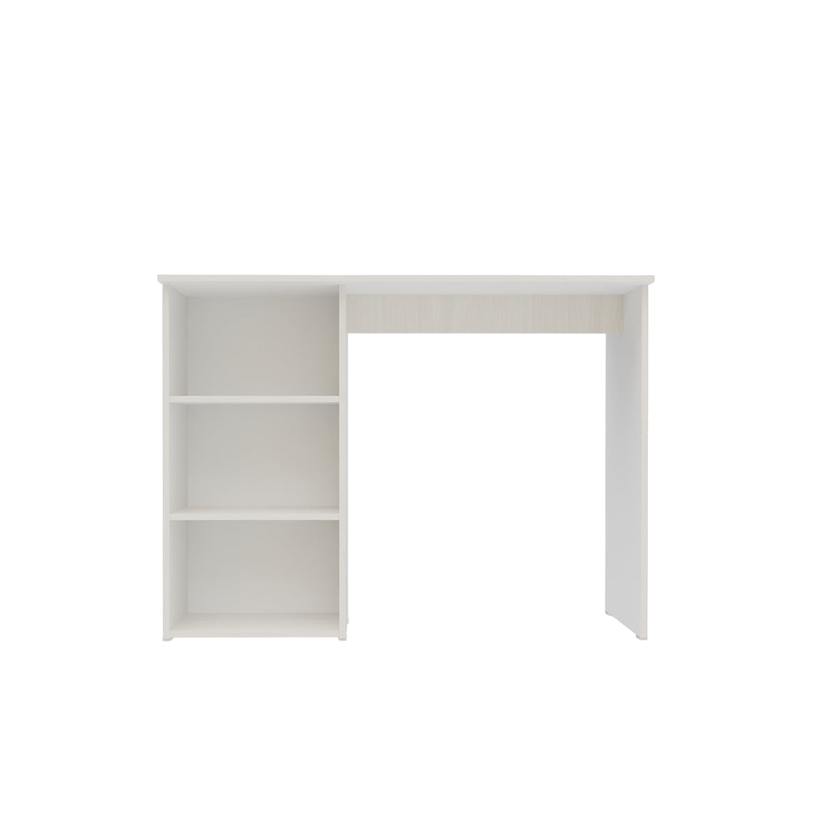 Barra de Cocina Natura Gris Hielo 120x91cm con Dos Entrepaños y Tres Compartimientos