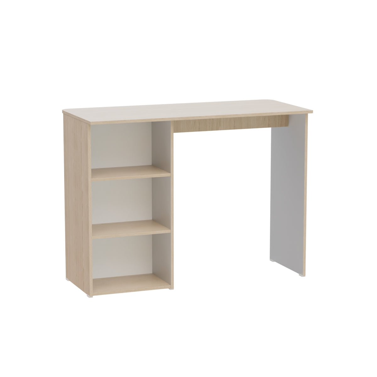 Barra de Cocina Natura Rovere 120x91cm con Dos Entrepaños y Tres Compartimientos