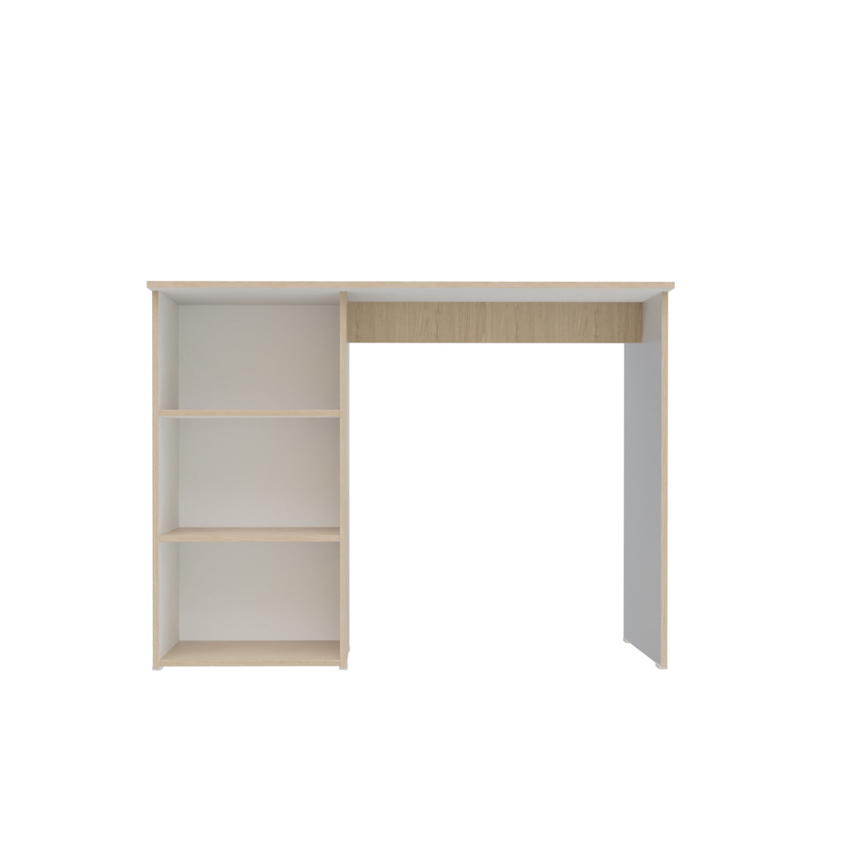 Barra de Cocina Natura Rovere 120x91cm con Dos Entrepaños y Tres Compartimientos