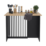 Barra de Cocina Alé Wengue Fresno 120x90cm sin Compartimientos