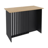 Barra de Cocina Alé Wengue Fresno 120x90cm sin Compartimientos
