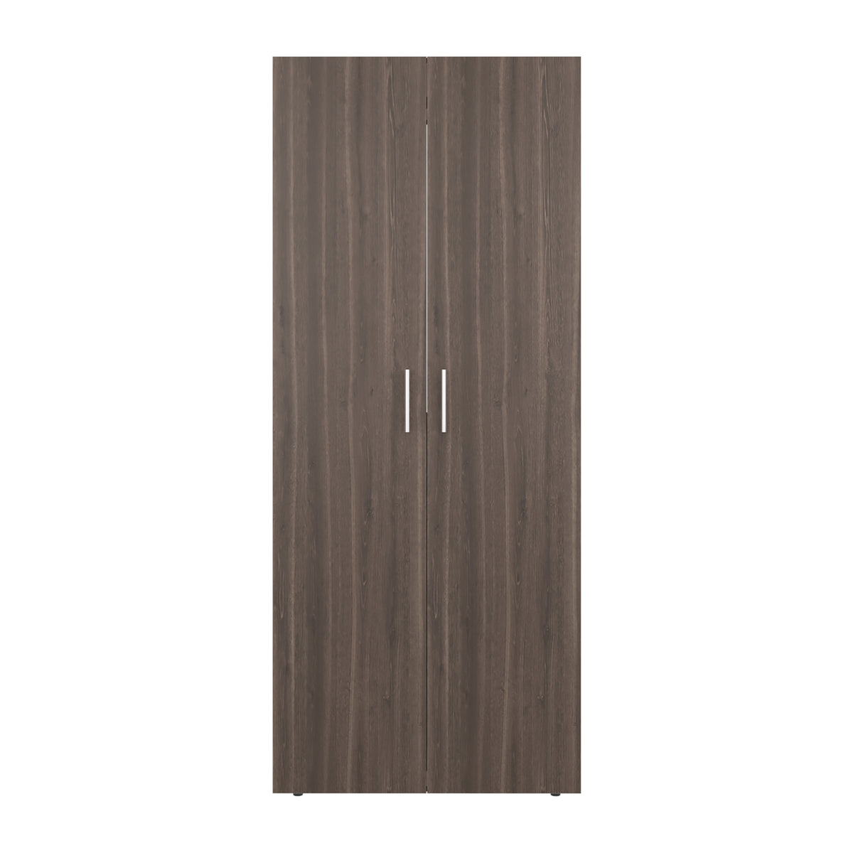 Closet Tera Milan y Wengue 80x195cm con Dos Puertas y Dos Entrepaños