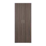 Closet Tera Milan y Wengue 80x195cm con Dos Puertas y Dos Entrepaños