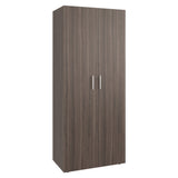 Closet Tera Milan y Wengue 80x195cm con Dos Puertas y Dos Entrepaños