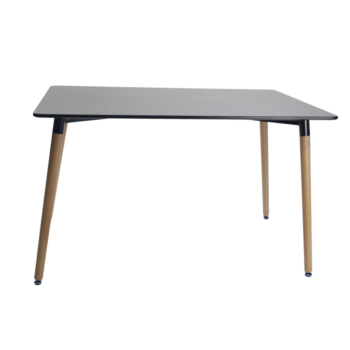 Mesa de Comedor Eames Negro 120x75cm Rectangular de Seis Puestos sin Sillas