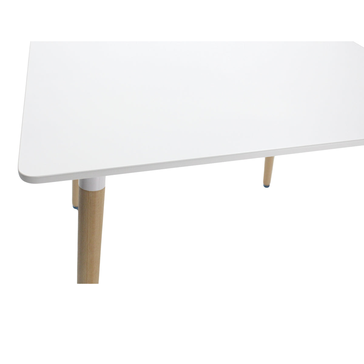 Mesa de Comedor Eames Blanco 80x75cm Cuadrado de Cuatro Puestos sin Sillas