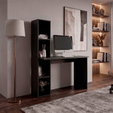 Escritorio con Biblioteca Aston Wengue 120.3x145.8cm sin Cajones