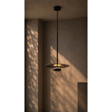 Lámpara de Techo Allure Negro 30x53cm de una Luz Ajustable de Luz Cálida con Bombillo LED