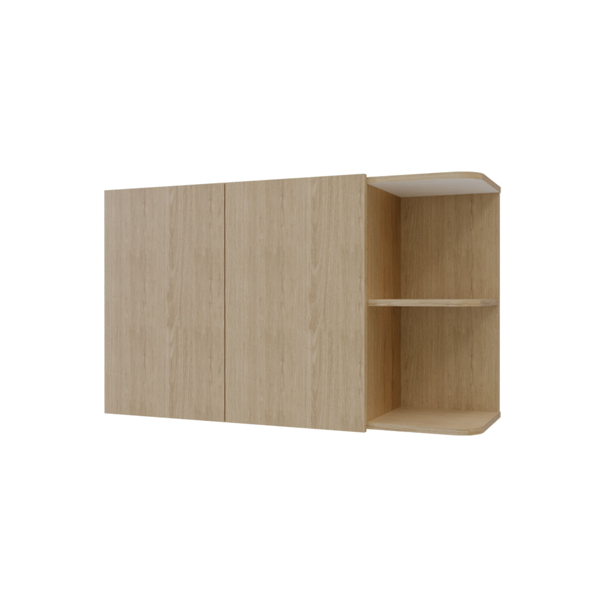 Mueble Superior de Cocina Natura Rovere 100x60cm con Dos Puertas y con Locero