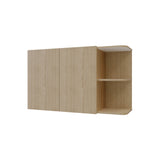 Mueble Superior de Cocina Natura Rovere 100x60cm con Dos Puertas y con Locero