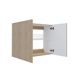 Mueble Superior de Cocina Natura Rovere 100x60cm con Dos Puertas y con Locero