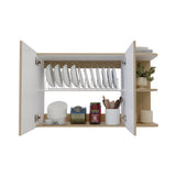 Mueble Superior de Cocina Natura Rovere 100x60cm con Dos Puertas y con Locero