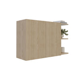 Mueble Superior de Cocina Natura Rovere 100x60cm con Dos Puertas y con Locero