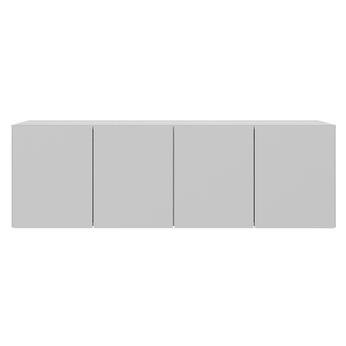 Mueble Superior de Cocina Milano Blanco 123x39cm con Dos Puertas
